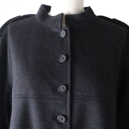 CHANEL coat P26790V15124 Main: 85% wool, Main: 15% cashmere, Lining: 100% silk Charcoal gray Women 42