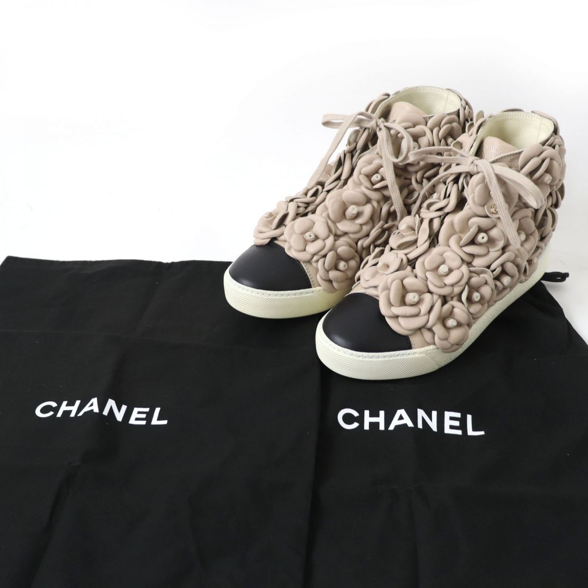 CHANEL sneakers Main: Leather beige Women 36