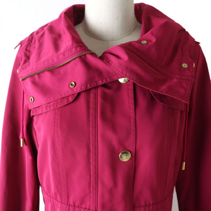 BURBERRY A line coat Main: 100% polyester Pink type Women 38