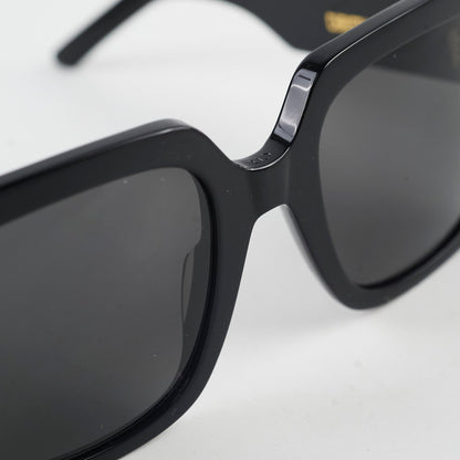 Christian Dior Large Square Sunglasses Black