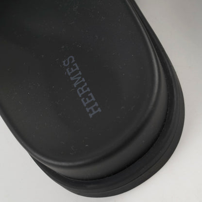 Hermes Chypre Sandals Size 37.5 White