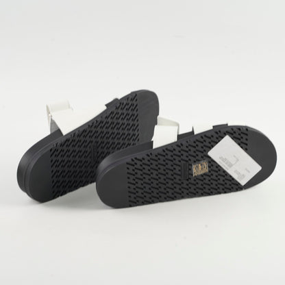 Hermes Chypre Sandals Size 37.5 White