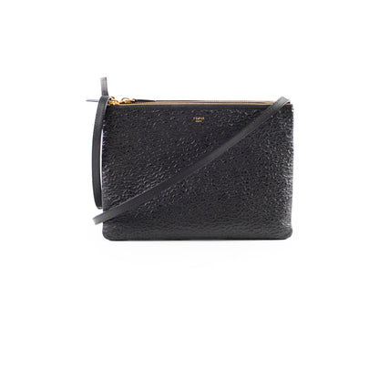 Luxury CELINE Trio Crossbody Bag Black