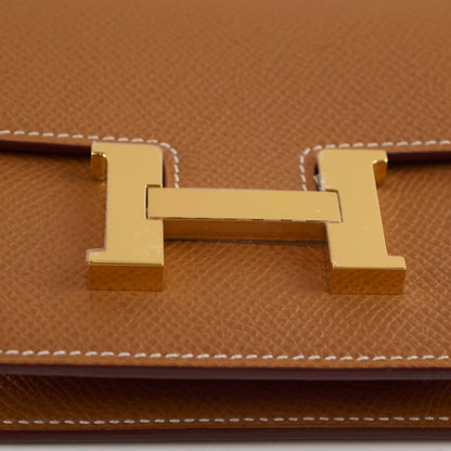 Hermes Constance Slim Gold Epsom Z stamp 2021