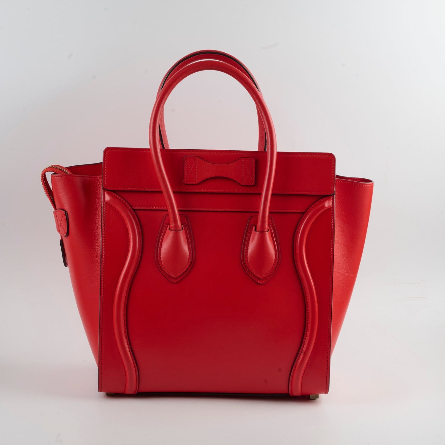 Luxury CELINE Luggage Micro Red