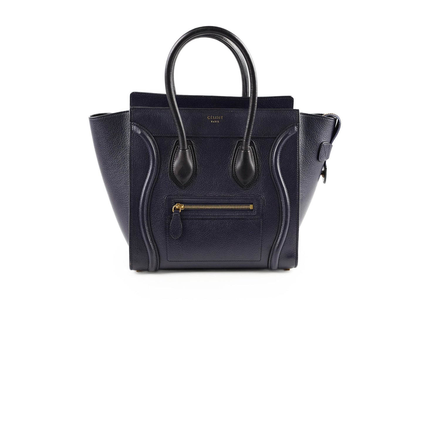 Luxury CELINE Micro Luggage Navy