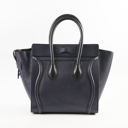 Luxury CELINE Micro Luggage Navy