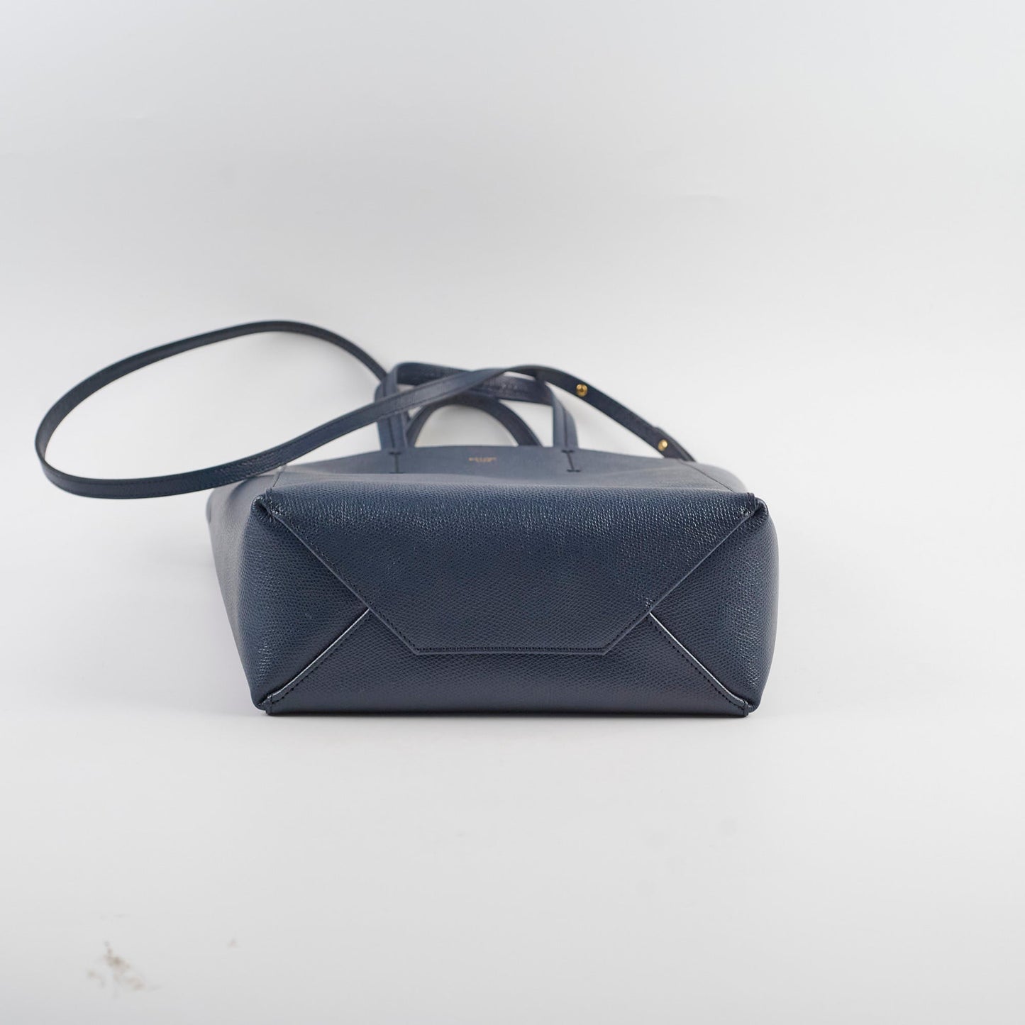 Luxury CELINE Navy Shopper Tote