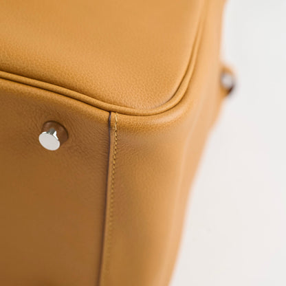 Hermes Lindy 30 Caramel Evercolor T Stamp