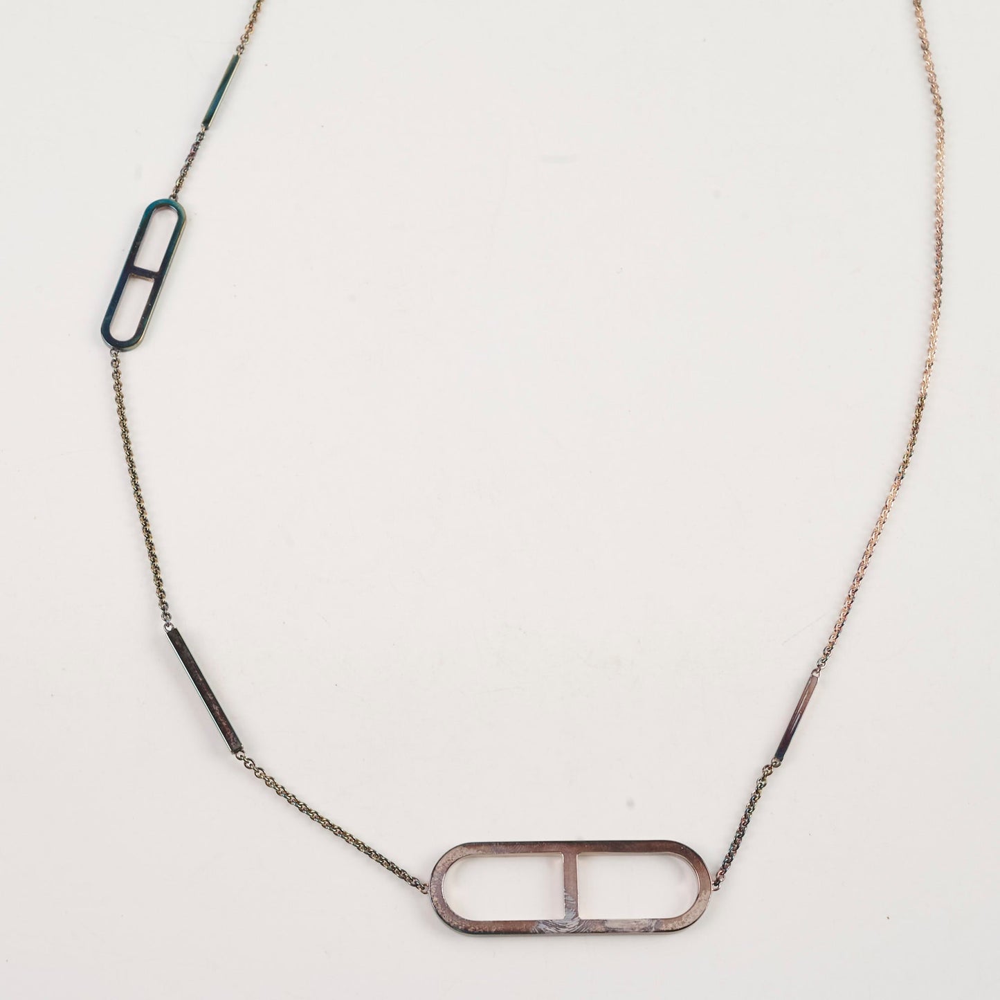 Hermes Ever Chaine' Dancre Long Necklace