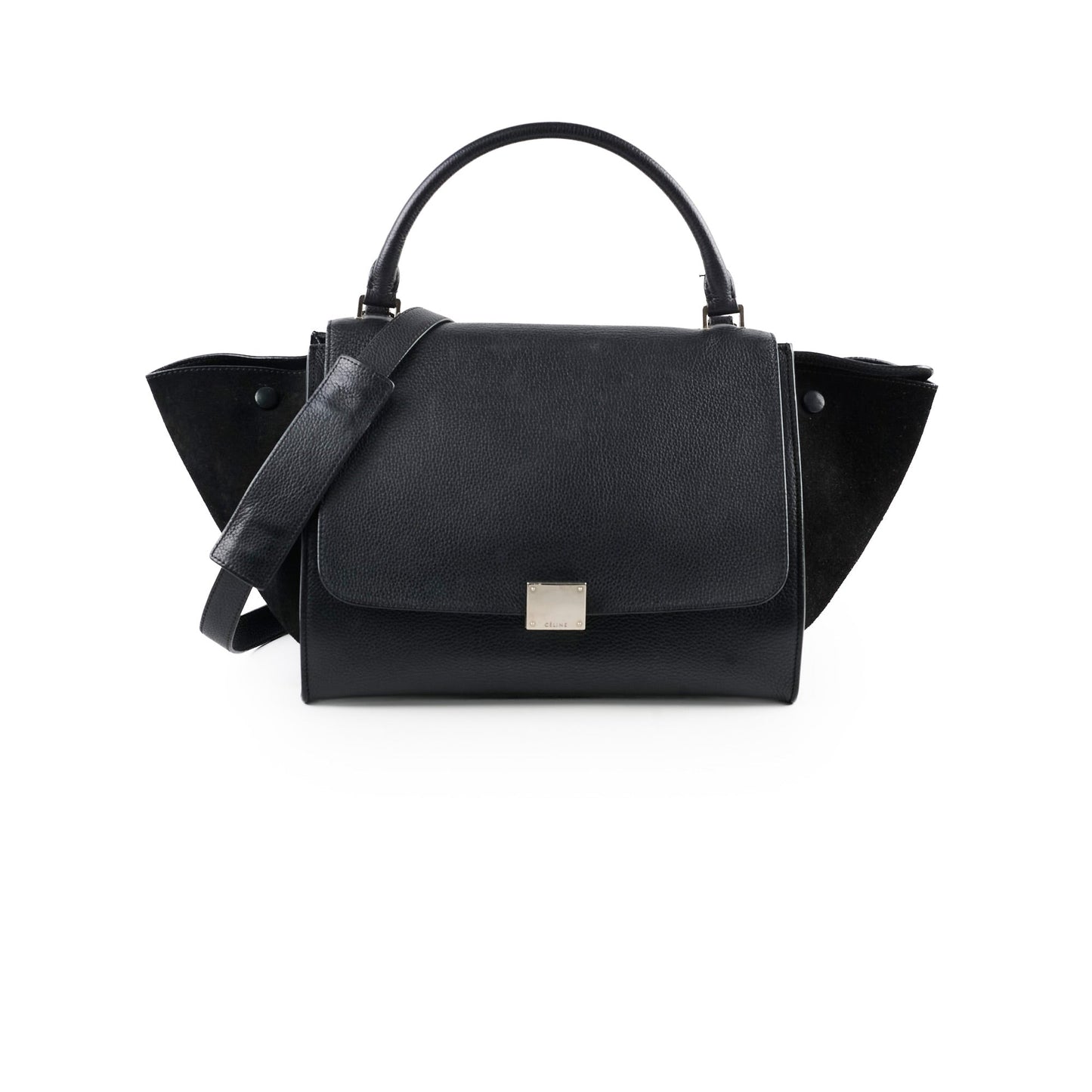 Luxury CELINE Trapeze Medium Black