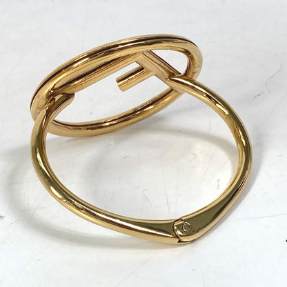 FENDI Bangle Gold Plated gold FF Women