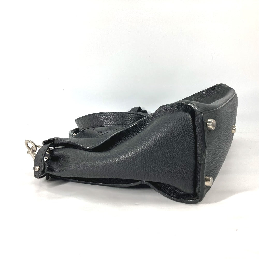 FENDI Business bag 7VA388 leather black Celeria Peekaboo