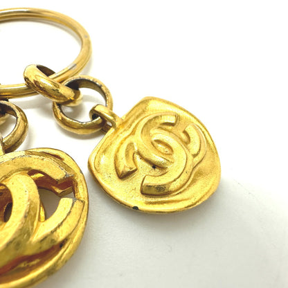 CHANEL charm Gold Plated gold COCO Mark vintage Women