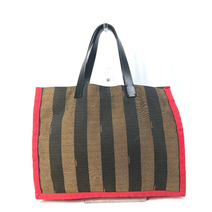 FENDI Tote Bag 8BH252 Leather / canvas Brown Shoulder Bag Shoulder Bag Pecan mens