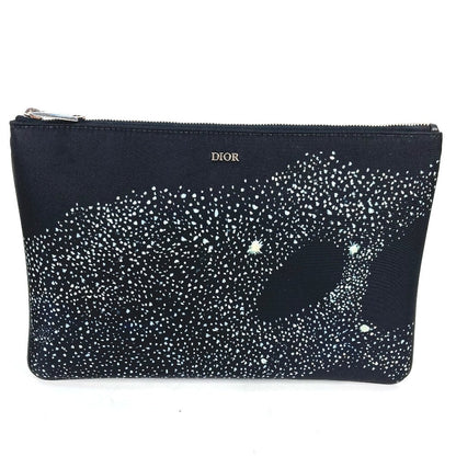 Dior Clutch bag Nylon black Pouch Kenny Scharf collaboration mens