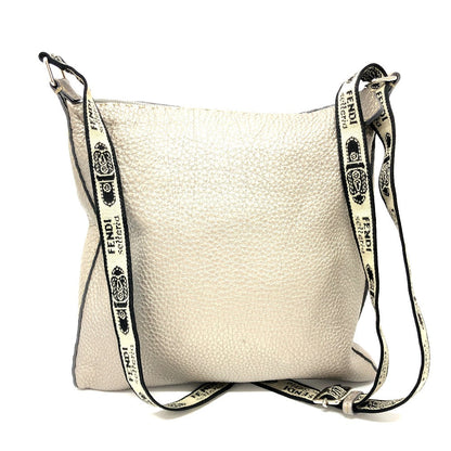 FENDI Shoulder Bag leather Metallic color Celeria Women