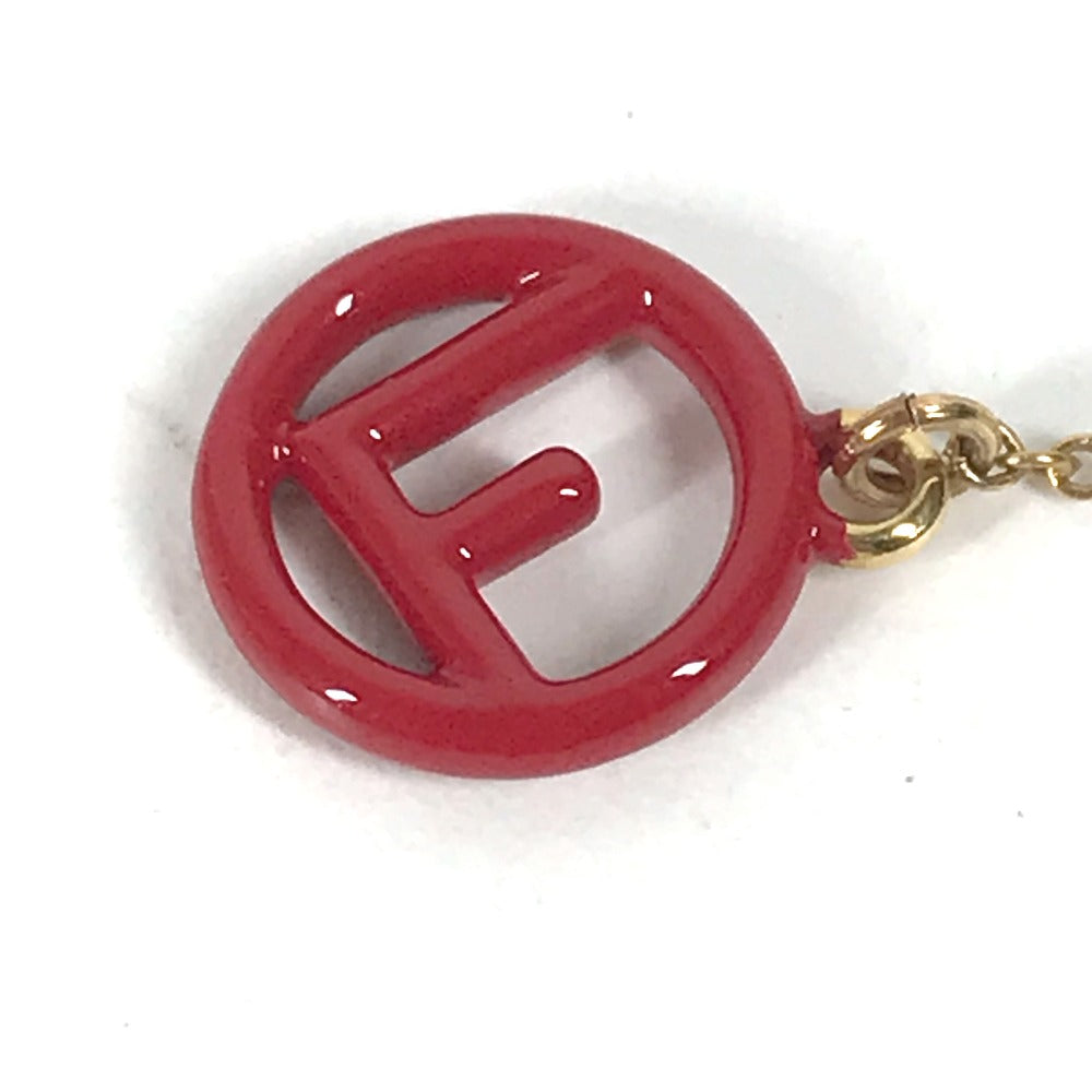 FENDI Pierce metal gold Accessories F is Chain Long Women