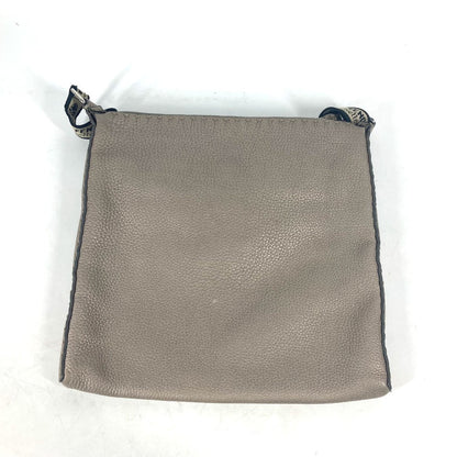 FENDI Shoulder Bag leather Beige type Celeria Women