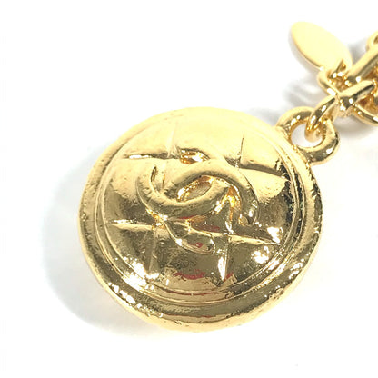 CHANEL key ring metal gold Vintage chain CC COCO Mark Women
