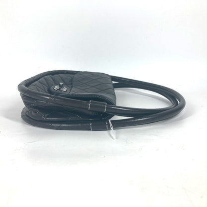 CHANEL Handbag lambskin black Hula hoop