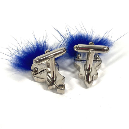 FENDI cuffs metal blue Karl Lagerfeld