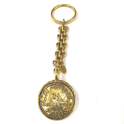 CHANEL key ring Gold Plated gold 31 vintage RUE CAMBON Women