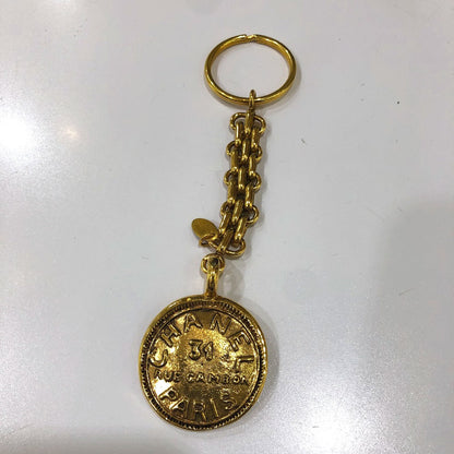 CHANEL key ring Gold Plated gold 31 vintage RUE CAMBON Women