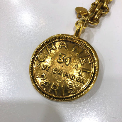 CHANEL key ring Gold Plated gold 31 vintage RUE CAMBON Women