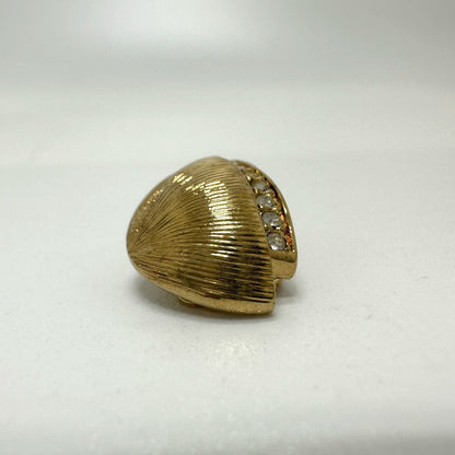 Dior Earring Gold Plated gold Rhinestone Women