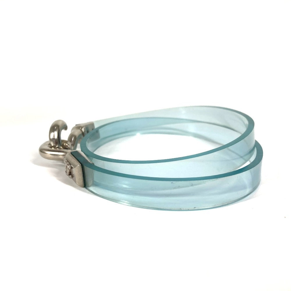CHANEL belt Plastics blue 00C logo CC COCO Mark Women