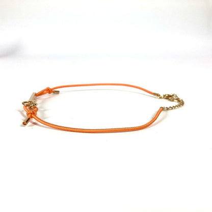 Dior Necklace Metal, Rubber Orange With logo choker Women