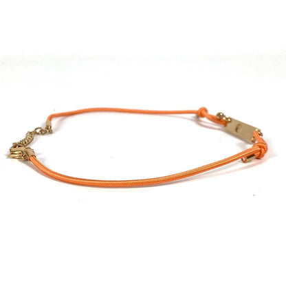 Dior Necklace Metal, Rubber Orange With logo choker Women