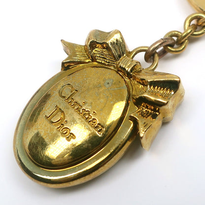 Christian Dior key ring Plated Gold gold Women