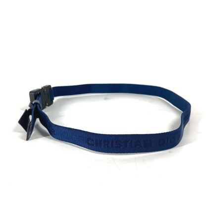 Dior belt canvas Navy logo Gacha belt unisex(Unisex)