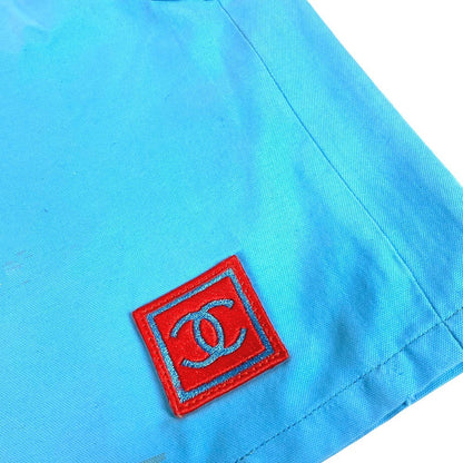CHANEL skirt P19433 Cotton, Polyamide blue SPORTS 02S logo CC COCO Mark 34