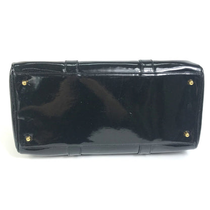 CHANEL Boston Duffel bag enamel black CC COCO Mark Women