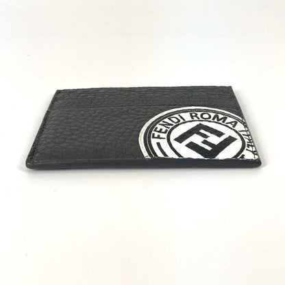 FENDI Card Case 7M0164 leather Gray type logo bicolor name card holder mens