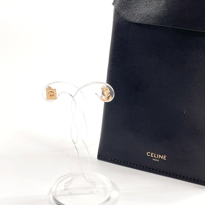 CELINE Pierce metal gold anchor motif