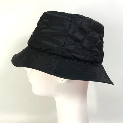 CELINE hat  2AUB0930C Nylon black logo quilting Women S/57