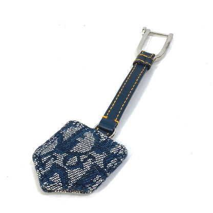 Dior charm Canvas / leather Navy Trotter CD logo Women