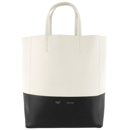 Luxury CELINE Vertical Cabas Small Bicolour Tote Bag