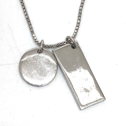 Dior Necklace metal blue Trotter Number 2 plate Women