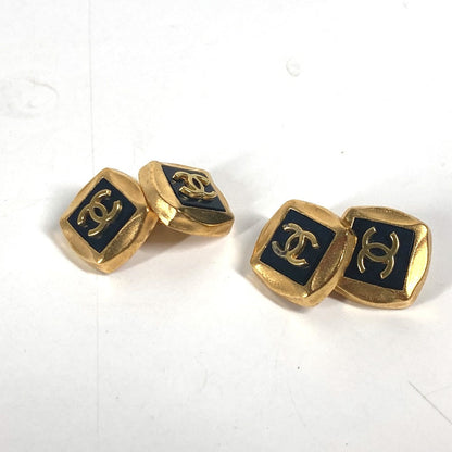 CHANEL cuffs metal gold Vintage 96P CC COCO Mark