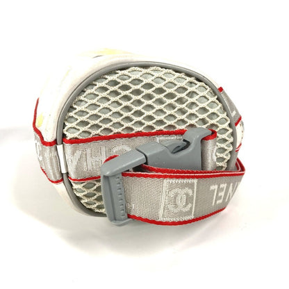 CHANEL Shoulder Bag Nylon white Sports logo mini Women