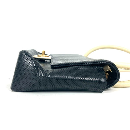 CHANEL Shoulder Bag leather black By color CC COCO Mark