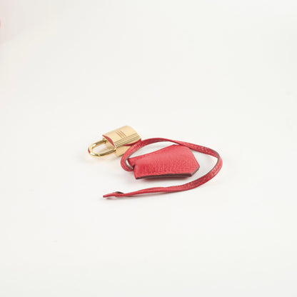 Hermes Kelly 28 Clemence Rouge Vif? - Square I Stamp
