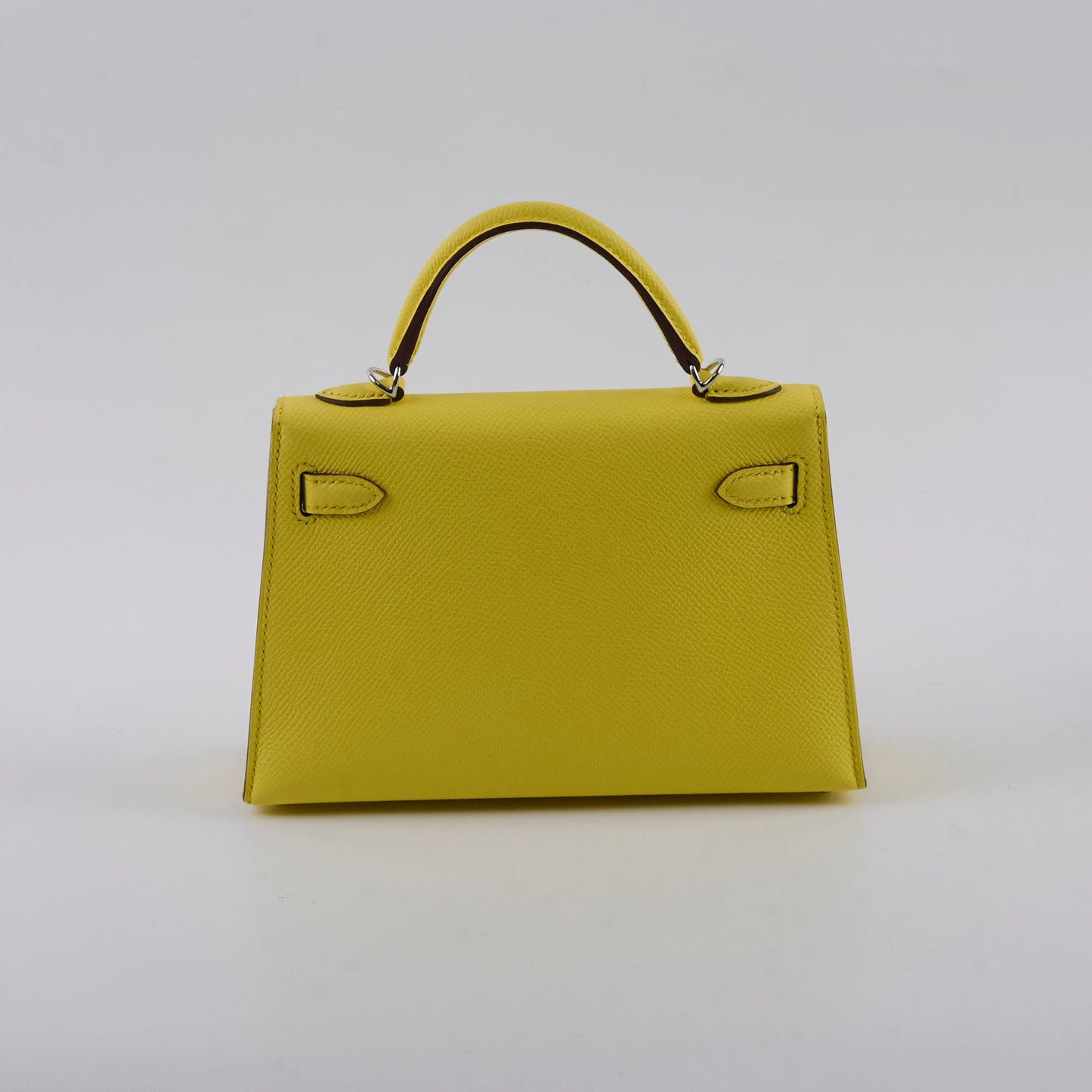 Hermes Mini Kelly Jaune Citron W Stamp