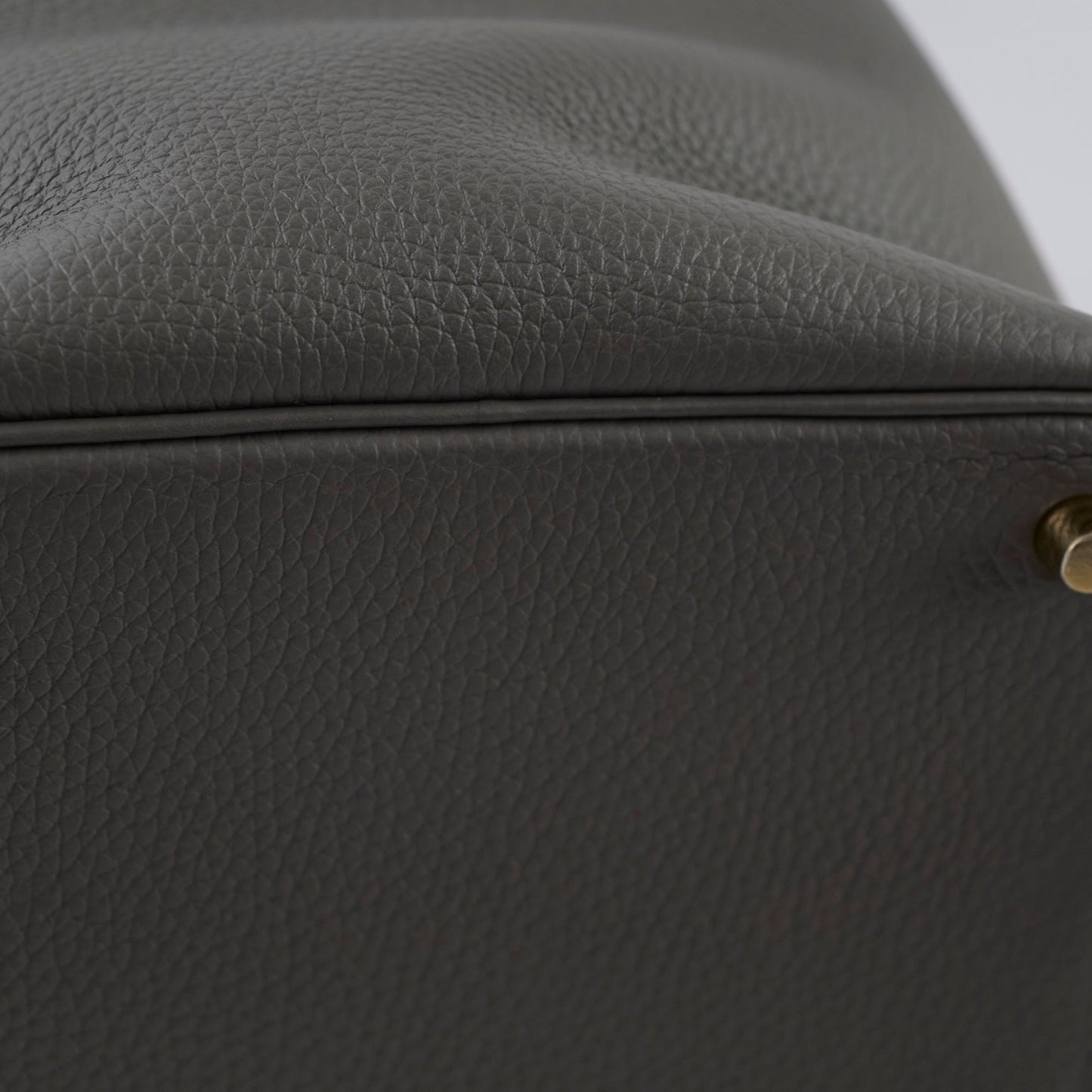 Hermes Picotin 18 Clemence Gris Meyer U Stamp