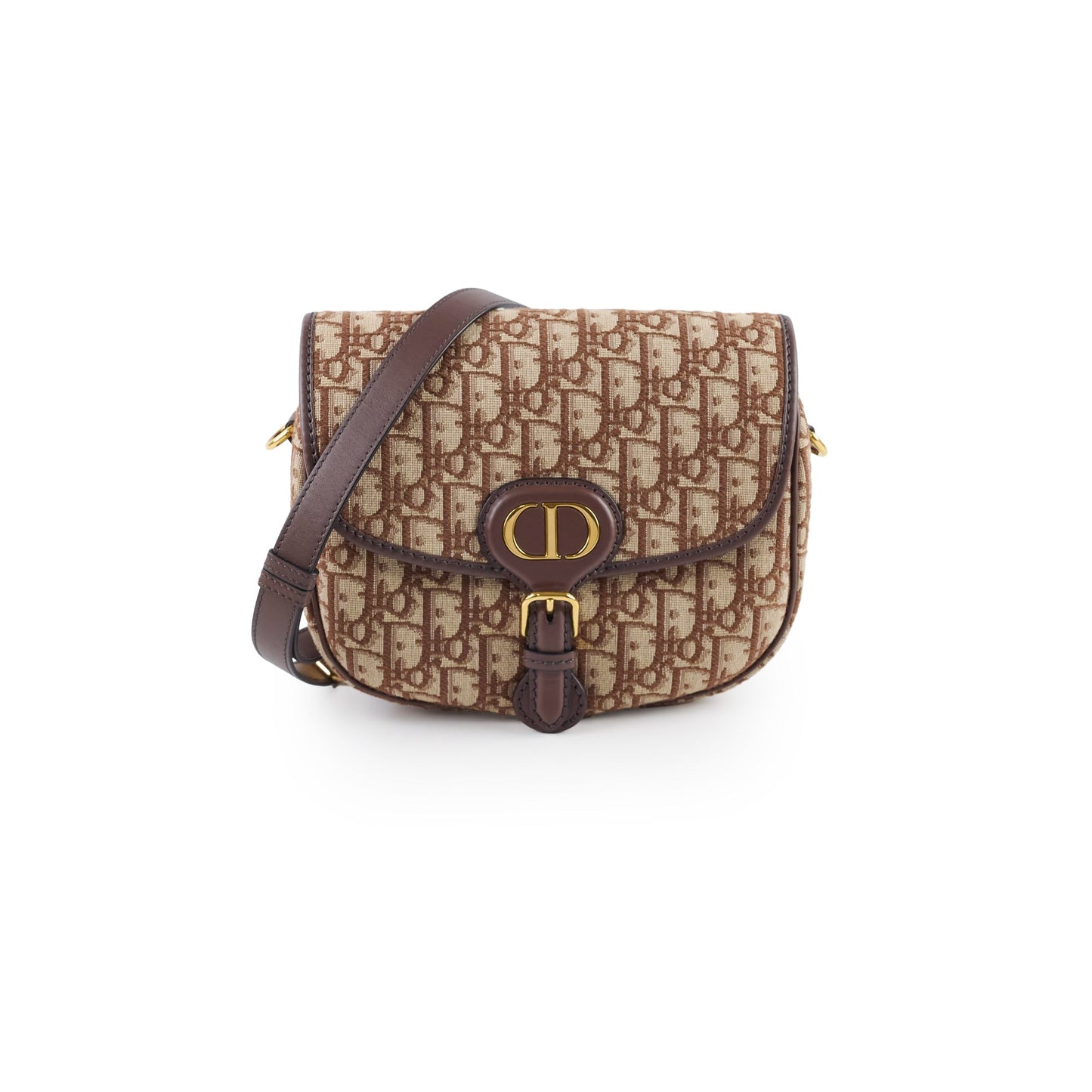 Christian Dior Medium Oblique Bobby Bag Brown